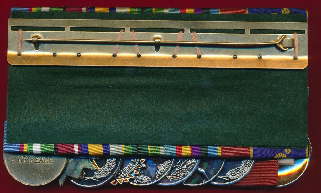 Mounted medal group